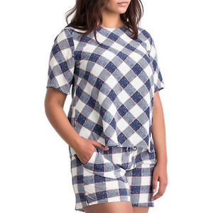 Carmakoma Segin Blouse in Summer Plaid
